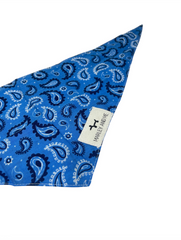 Bandana Paisley blauw
