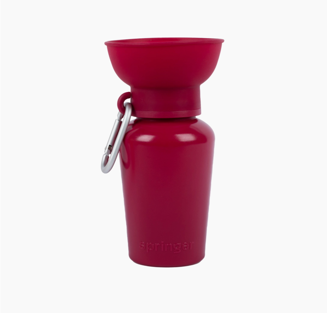Flip travel bottle bordeaux