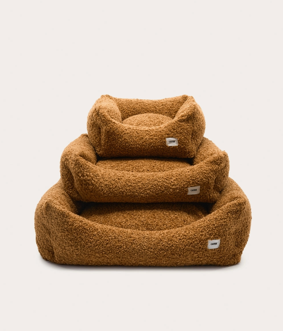 Dog basket Snozy camel
