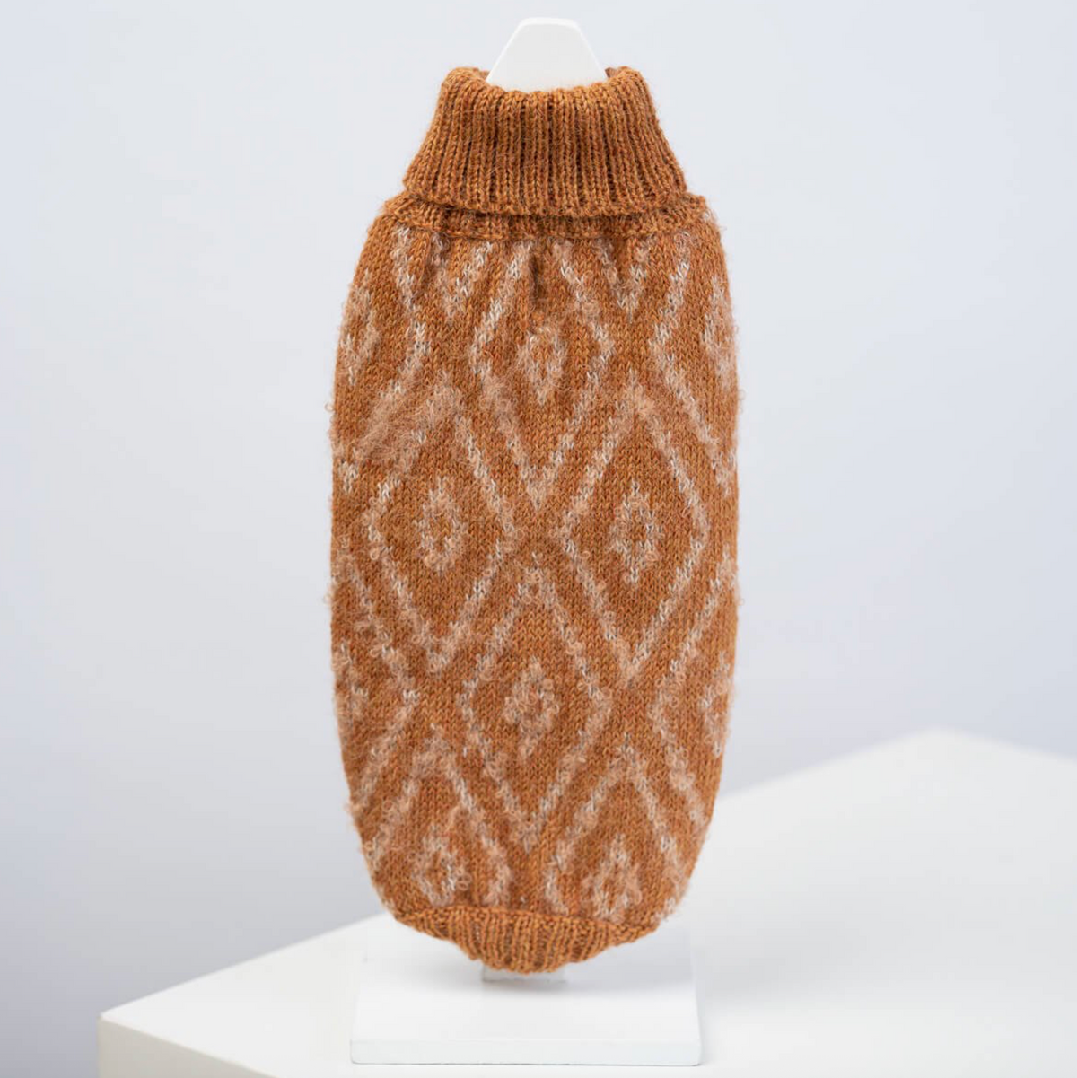 Golden Ochre Alpaca Dog Sweater