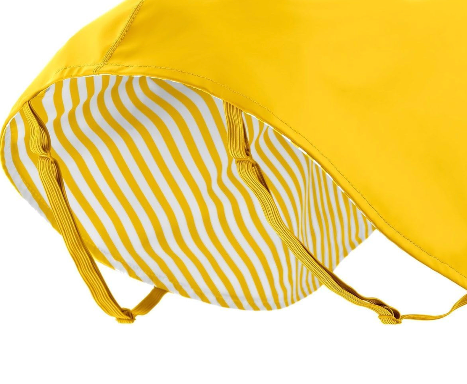 Regenjas Milford geel (geel gestreept)