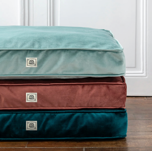 Coussin velvet green XL